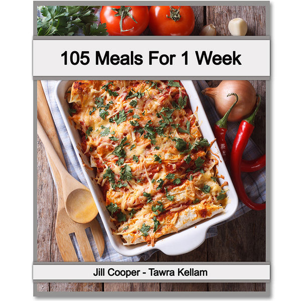 105 Meals For 1 Week Meal Plan E-book